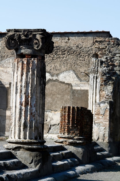 Pompeii archeological ruins