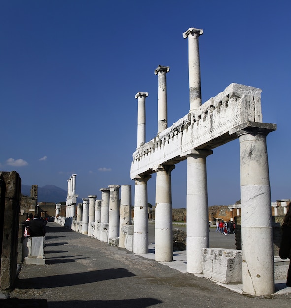 Pompeii archeological ruins