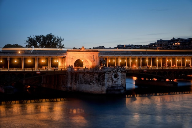 The Pont de BirHakeim formerly the Bridge of Passy