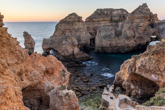 Ponta da Piedade landscape location