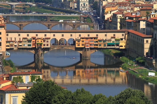 Ponte Vecchio in Florence in Italy