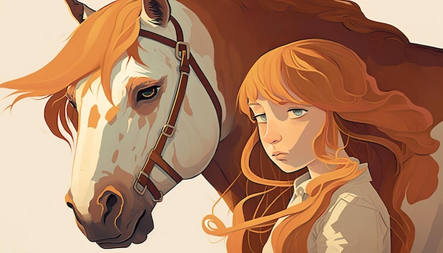 Pony Creative illustration Ai Generate