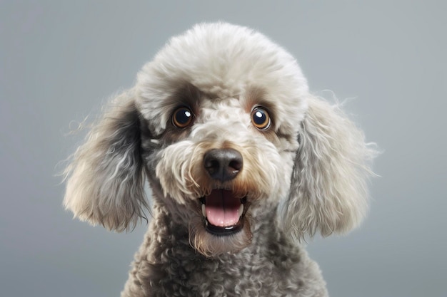 The poodle is surprised Generative AI