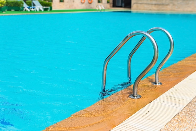 Pool side with stair, Ladder swimming pool