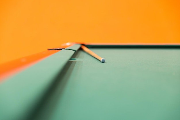 Pool Table Close Up