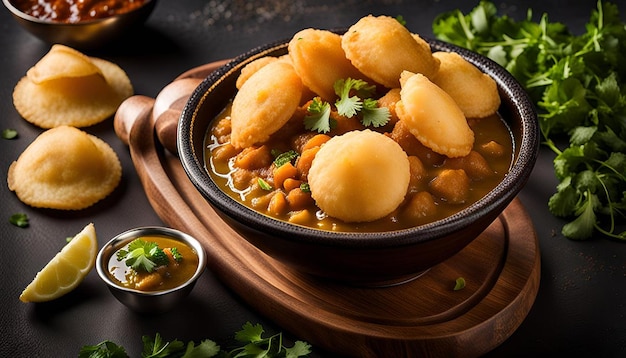 Poori masala curry or aloo sabzi for puri