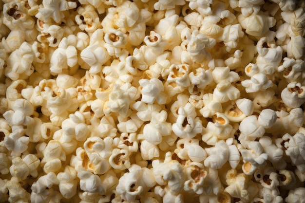 Popcorn background AI generated image