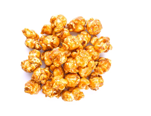 popcorn coated with caramel