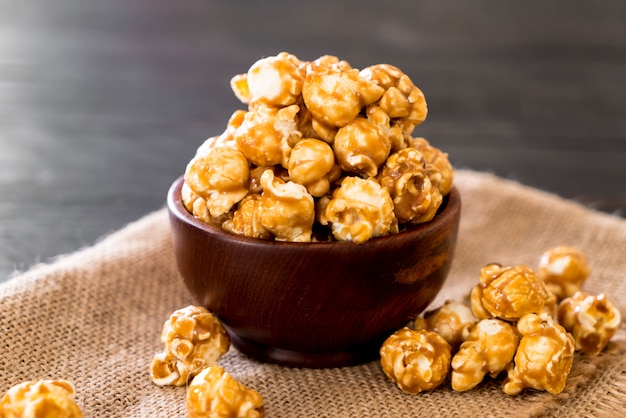 popcorn with caramel