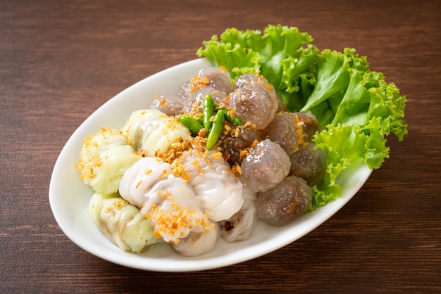 Pork steamed rice dumplings