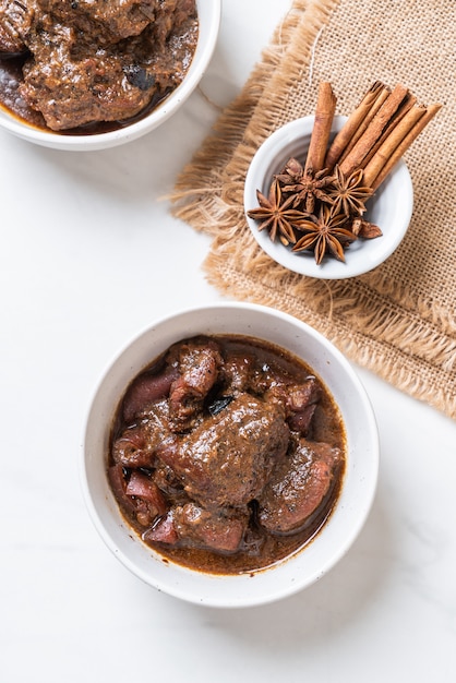 pork stew with herb