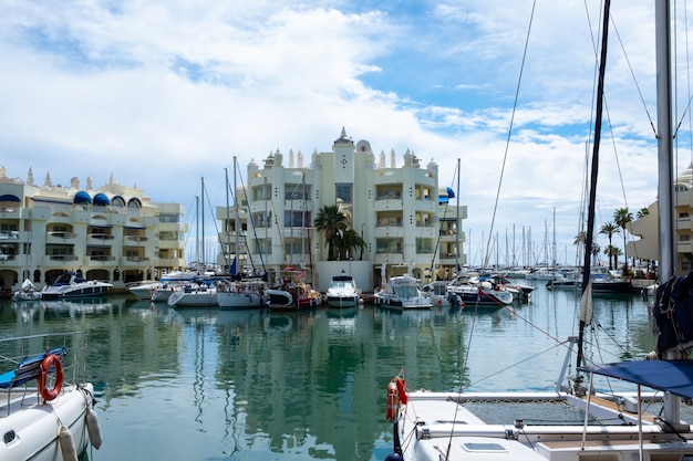  Port Marina with boats docked