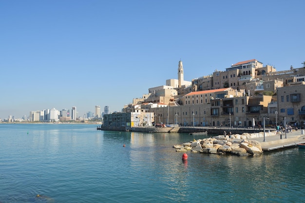 The port and old city of Jaffa in Tel Aviv