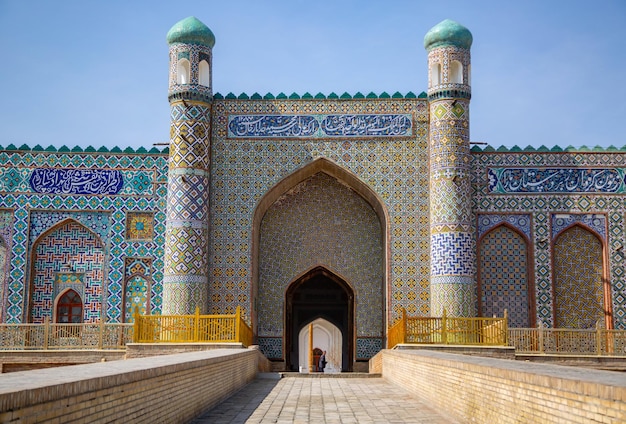 The portal of Khudoyarkhan Palace in Kokand