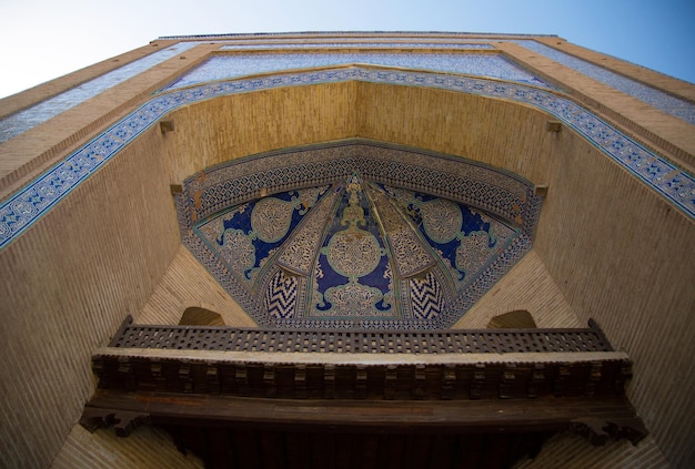 The portal of the Koran school in Khiva