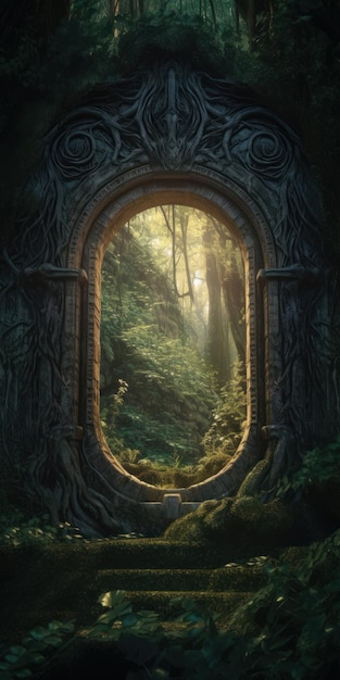 Portal In The Magic Forest