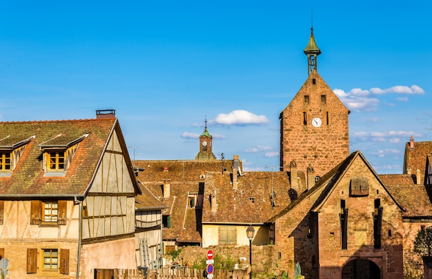 Porte Haute, a gate in Riquewihr - Alsace, France