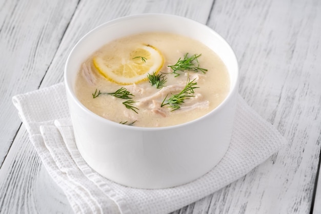 Portion of Avgolemono