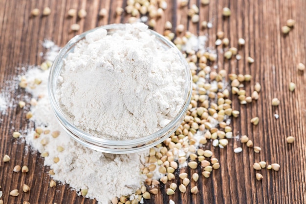 Portion of Buckwheat Flour