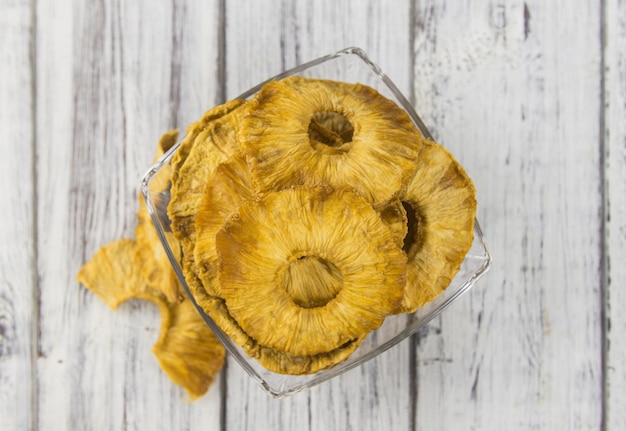 Portion of Dried Pineapple Rings