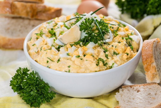 Portion of Egg Salad