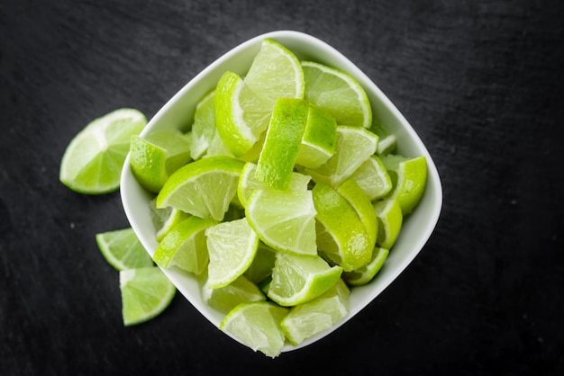 Portion of Lime Slices