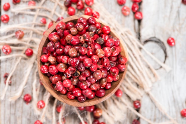 Portion of Pink Peppercorns