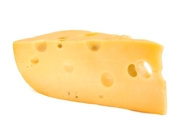 Portion of Radamer Polish Cheese isolated