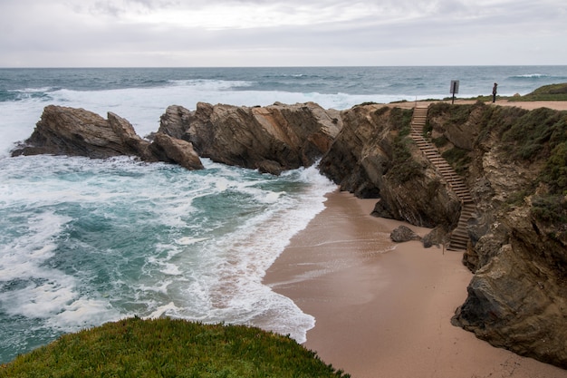 Porto Covo rough coastline sea