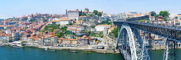 Porto famous historic city Portugal Architecture of old town Travel to Ribeira and Douro river in Europe