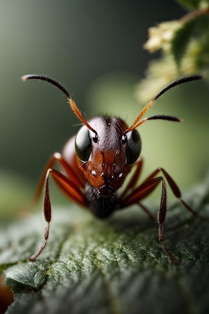 A portrait of an ant