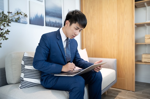 Portrait of Asian businessman