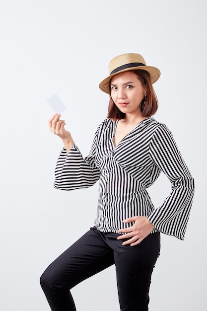 Portrait asian young woman business