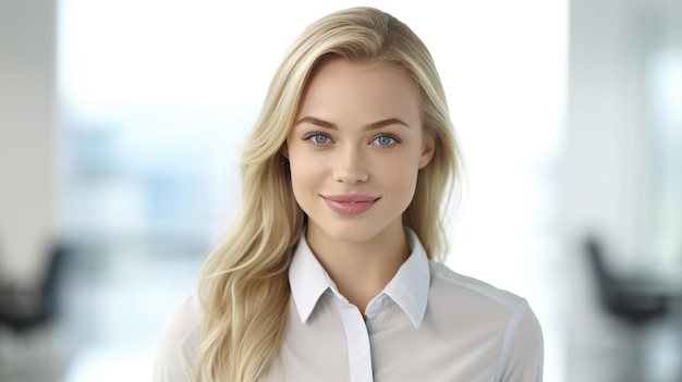 Portrait of an attractive corporate woman