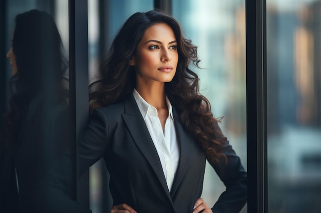 Portrait of beautiful african businesswoman at work