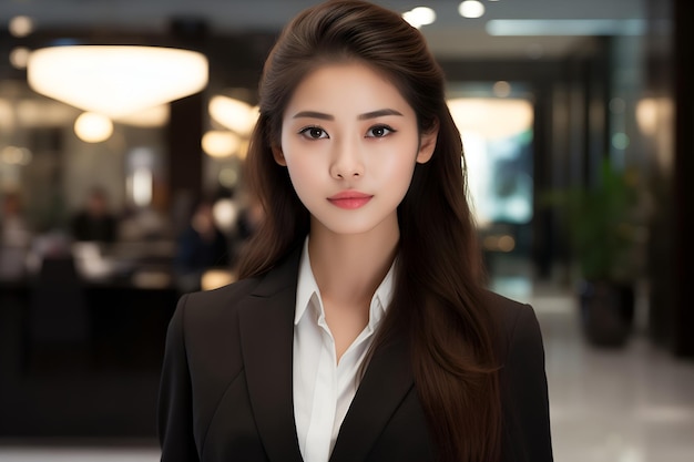 Portrait of beautiful asian businesswoman