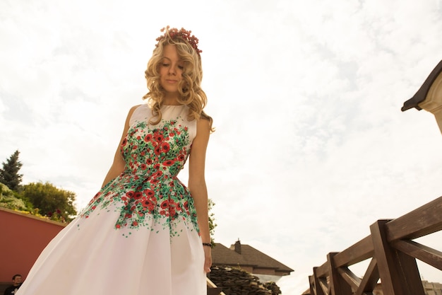 Portrait of beautiful bride