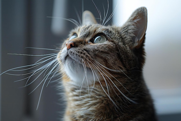 Portrait of a beautiful cat Shallow depth of field