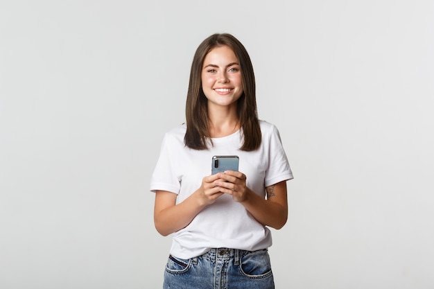 Portrait of a beautiful girl posing