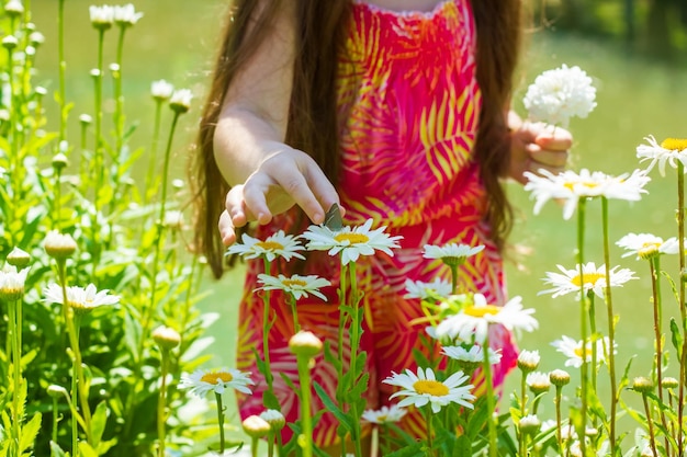 portrait of a beautiful little girl portrait of a pretty girl pretty little girl in the park