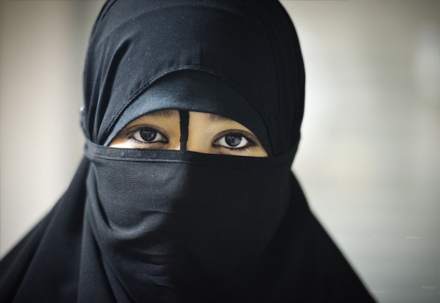 Portrait of a beautiful Muslim Arabic girl