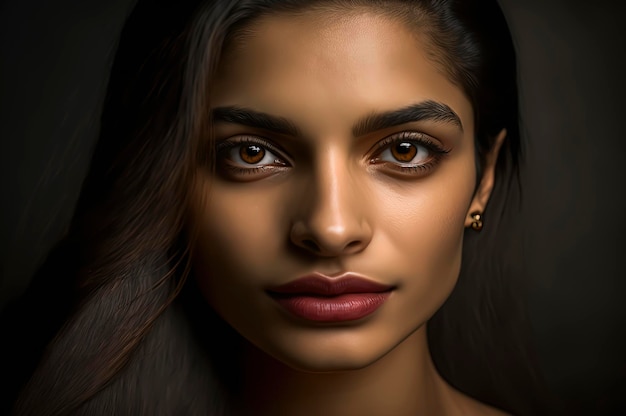 Portrait of a beautiful Pakistani woman