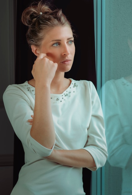 Portrait of a beautiful woman