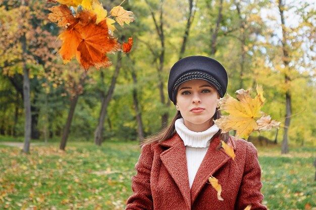 Portrait of a beautiful woman