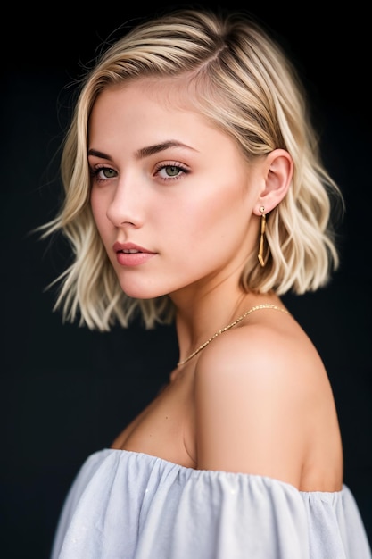 Portrait of beautiful women in studio