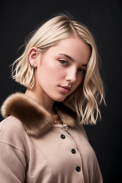 Portrait of beautiful women in studio