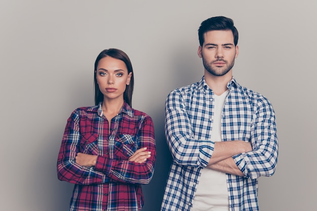 Portrait of beautiful young couple