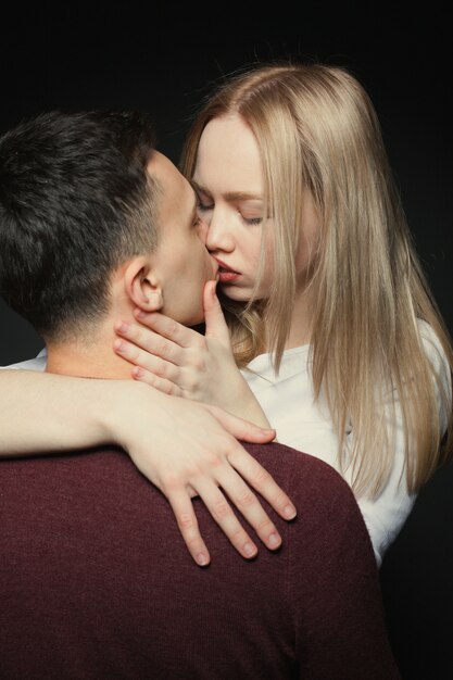 Portrait of a beautiful young couple.