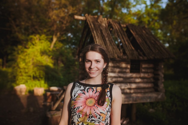 Portrait of beautiful young girl