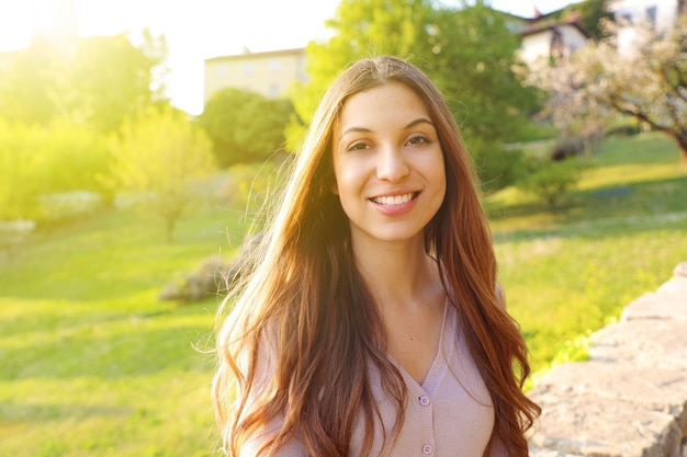 Portrait of a beautiful young woman